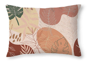 Pink Terracotta Pattern - Throw Pillow