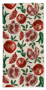 Pomegranate Pattern - Beach Towel