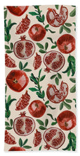 Load image into Gallery viewer, Pomegranate Pattern - Bath Towel