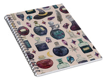 Load image into Gallery viewer, Potions Pattern - Spiral Notebook
