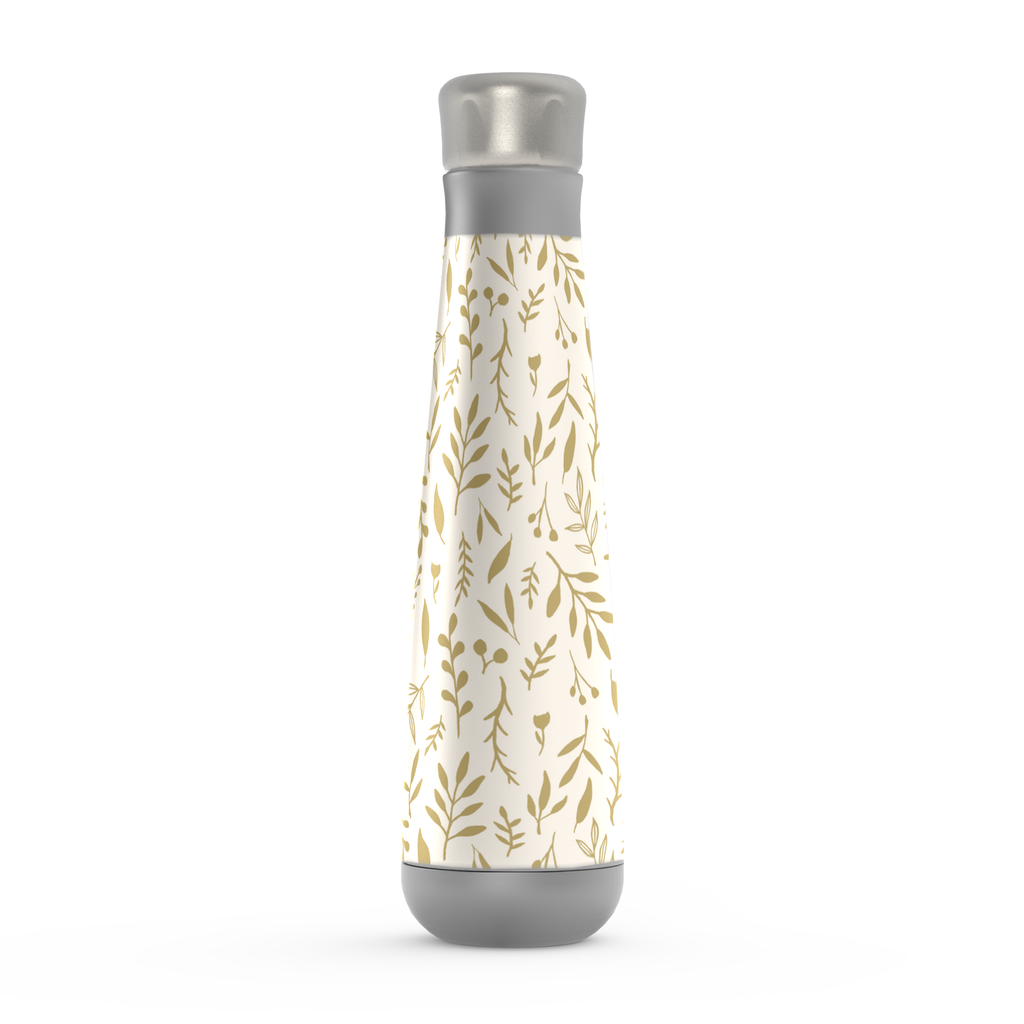 Gold Falling Leaves Peristyle Water Bottles