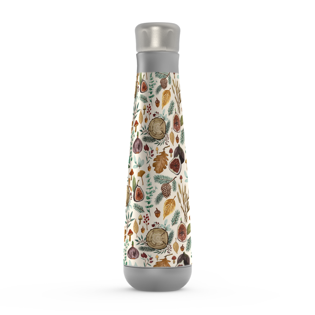 Figs, Mushrooms, and Leaves Peristyle Water Bottle
