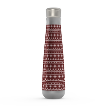 Load image into Gallery viewer, Red Snowflake Pattern Peristyle Water Bottle