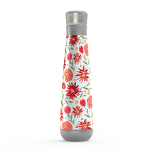Load image into Gallery viewer, Red Flower Burst Pattern Peristyle Water Bottle