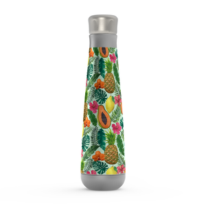 Pineapple and Papaya Tropical Peristyle Water Bottle