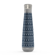 Load image into Gallery viewer, Blue Snowflake Pattern Peristyle Water Bottle [Wholesale]