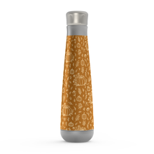 Load image into Gallery viewer, Bronze Floral Ink Pumpkin Peristyle Water Bottle