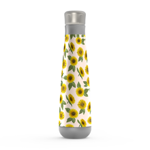 Load image into Gallery viewer, Sunflower Watercolor Pattern Peristyle Water Bottle