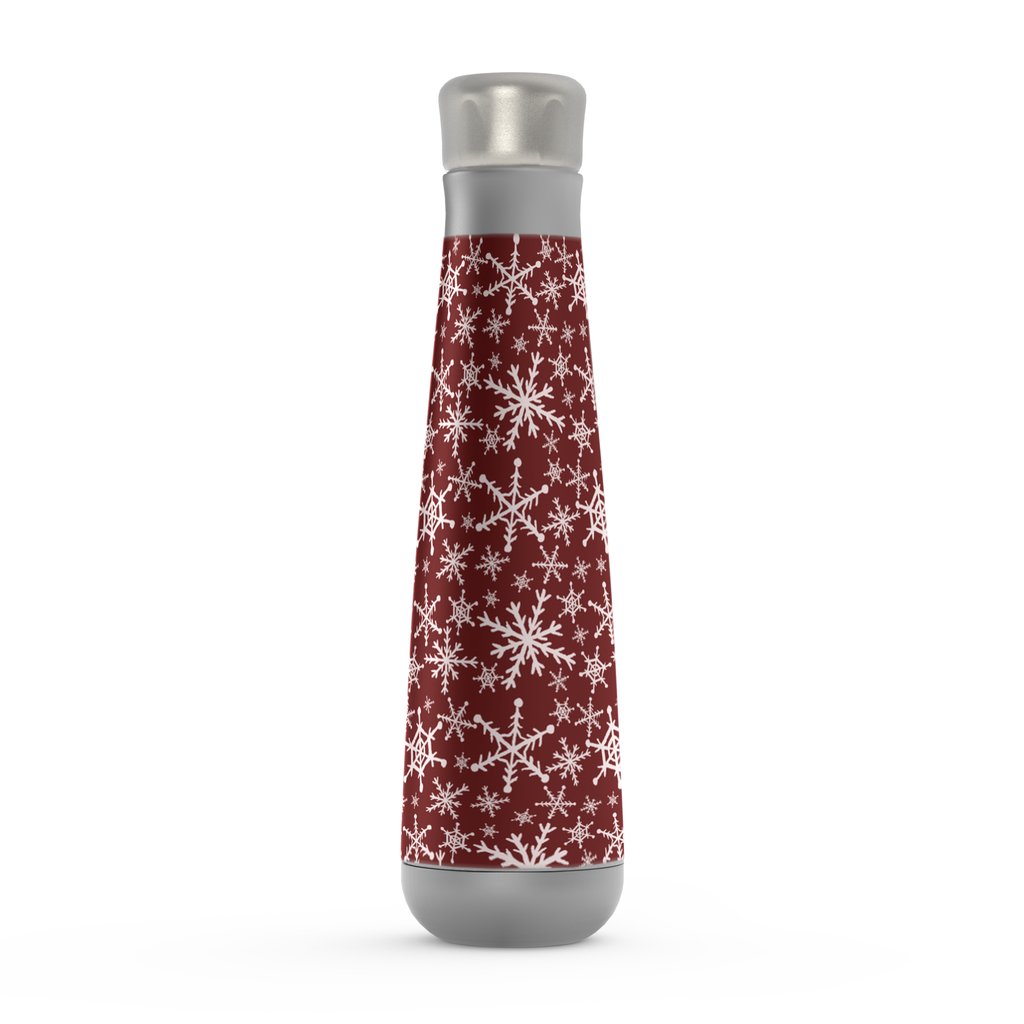 Red Snowflakes Peristyle Water Bottle [Wholesale]