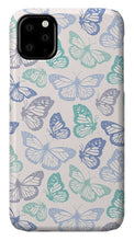 Load image into Gallery viewer, Purple and Green Butterfly Pattern - Phone Case