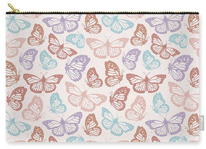 Rainbow Butterfly Pattern - Carry-All Pouch