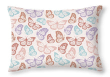 Load image into Gallery viewer, Rainbow Butterfly Pattern - Throw Pillow