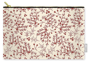 Red Christmas Branch - Carry-All Pouch