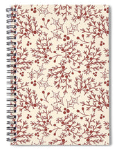 Load image into Gallery viewer, Red Christmas Branch - Spiral Notebook