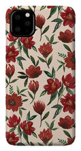 Load image into Gallery viewer, Red Fall Flowers - Phone Case