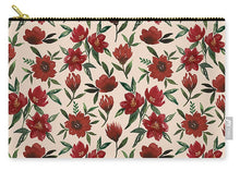 Load image into Gallery viewer, Red Fall Flowers - Carry-All Pouch