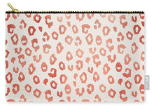 Load image into Gallery viewer, Rose Gold Leopard Print - Carry-All Pouch
