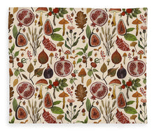 Load image into Gallery viewer, Rose hips, fruit, and leaves  - Blanket