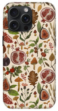 Load image into Gallery viewer, Rose hips, fruit, and leaves  - Phone Case