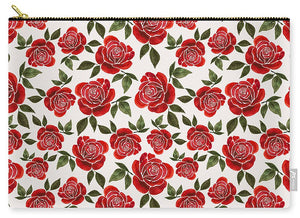 Rose Watercolor Pattern - Carry-All Pouch