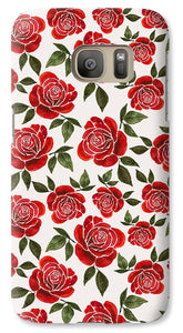 Rose Watercolor Pattern - Phone Case