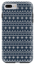 Load image into Gallery viewer, Blue Snowflake Pattern - Phone Case
