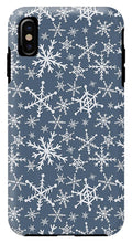 Load image into Gallery viewer, Blue Snowflakes - Phone Case