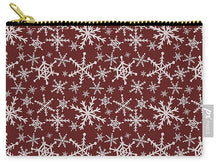 Load image into Gallery viewer, Red Snowflakes - Carry-All Pouch