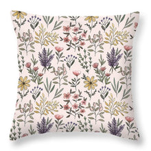 Load image into Gallery viewer, Spring Botanical Pattern - Throw Pillow