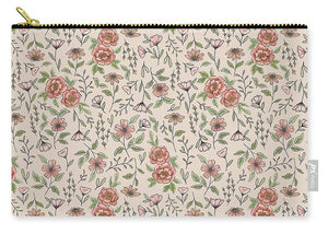 Spring Floral Pattern - Carry-All Pouch