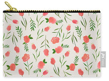 Load image into Gallery viewer, Spring Watercolor Flowers - Carry-All Pouch