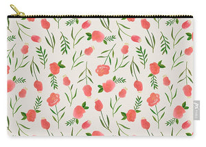 Spring Watercolor Flowers - Carry-All Pouch