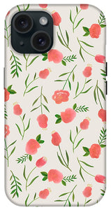 Spring Watercolor Flowers - Phone Case
