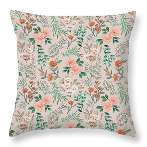 Springtime Pattern - Throw Pillow