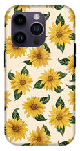 Load image into Gallery viewer, Summer Sunflower Pattern - Phone Case