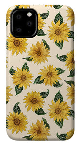 Summer Sunflower Pattern - Phone Case