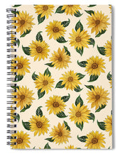 Load image into Gallery viewer, Summer Sunflower Pattern - Spiral Notebook