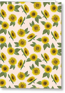 Sunflower Watercolor Pattern - Greeting Card