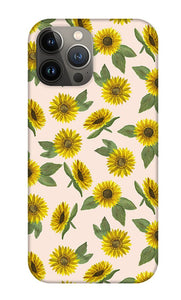 Sunflower Watercolor Pattern - Phone Case