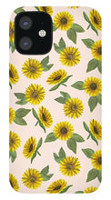 Load image into Gallery viewer, Sunflower Watercolor Pattern - Phone Case