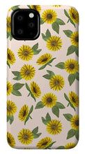 Load image into Gallery viewer, Sunflower Watercolor Pattern - Phone Case