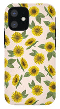 Load image into Gallery viewer, Sunflower Watercolor Pattern - Phone Case