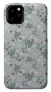 Texas Christmas Pattern - Phone Case