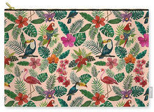 Load image into Gallery viewer, Tropical Bird Pattern - Carry-All Pouch