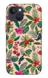 Tropical Bird Pattern - Phone Case