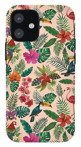 Tropical Bird Pattern - Phone Case