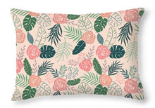 Load image into Gallery viewer, Tropical Floral Pattern - Throw Pillow