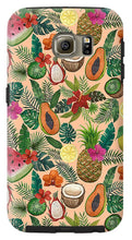 Load image into Gallery viewer, Tropical Fruit and Flowers Pattern - Phone Case