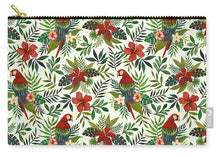Load image into Gallery viewer, Tropical Parrot Pattern - Carry-All Pouch