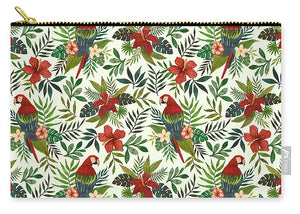 Tropical Parrot Pattern - Carry-All Pouch